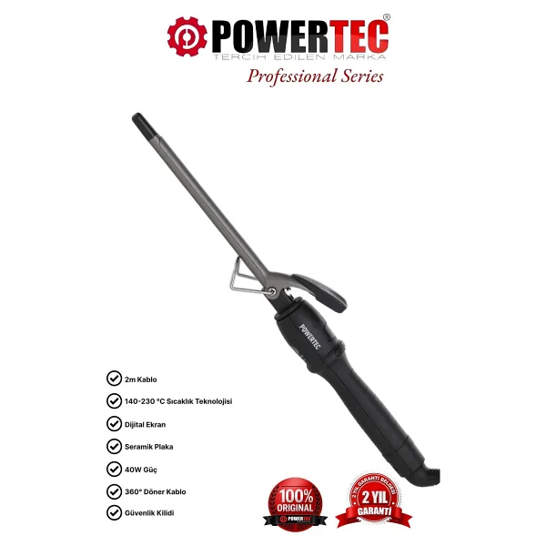 Powertec TR-11 11 mm Profesyonel Saç Maşası