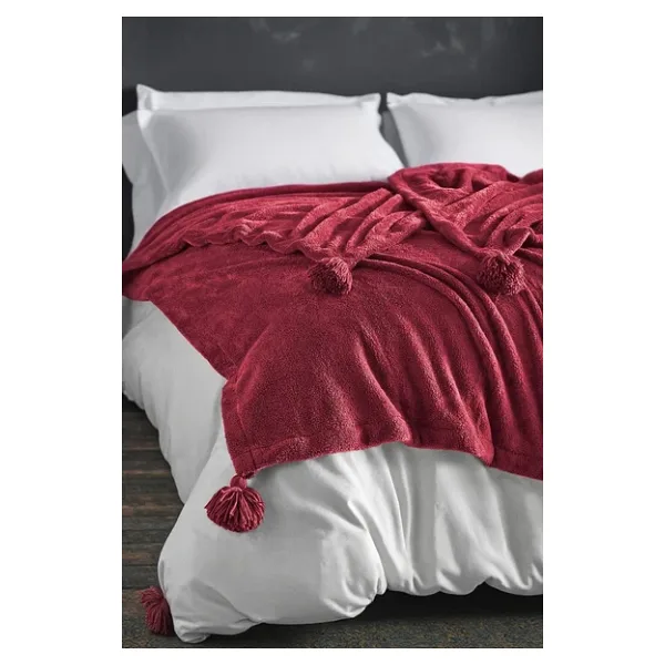 Puffy Wellsoft Battaniye 200 x 220 cm Bordo