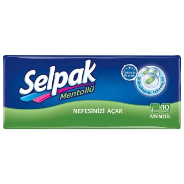 Selpak Mentollü Mendil 10 X 2 Paket (20 Adet)
