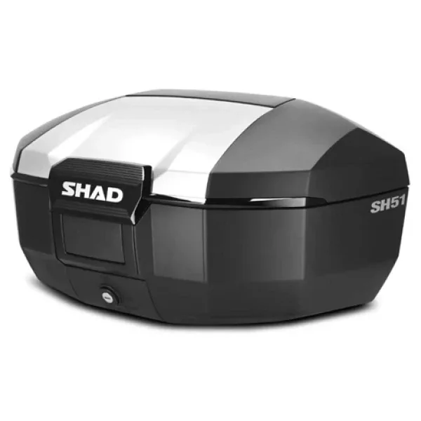 SHAD SH51 Alüminyum Kapaklı Motosiklet Topcase Arka Çanta 51L D0B51200