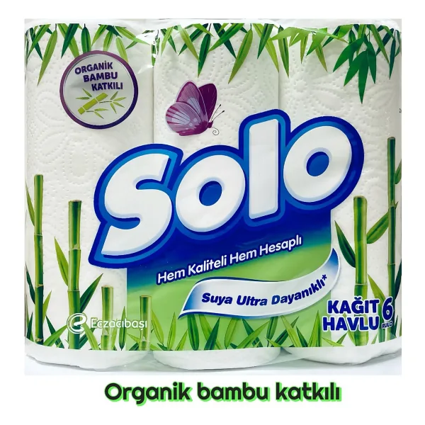 Solo Bambu Katkılı 6'lı Kağıt Havlu