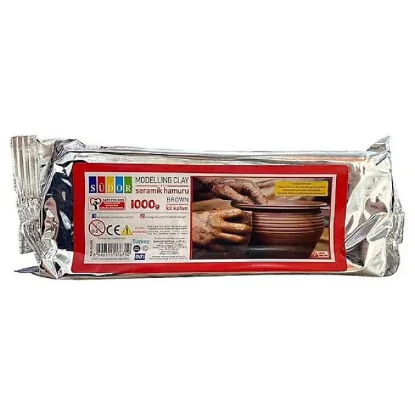 Südor 1000 gr Kahverengi Seramik Hamuru