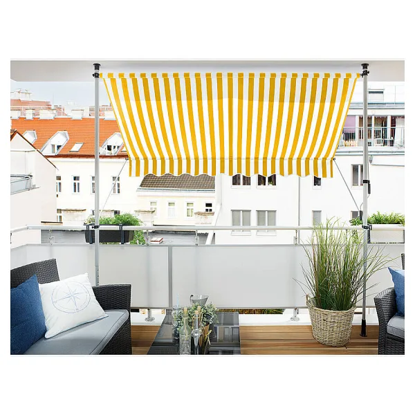 Sunfun Teleskopik Tente Sarı-Beyaz 250x130 cm