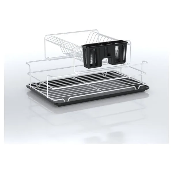 Tekno-tel Iki Katlı Bulaşıklık Tabaklık Beyaz KB015