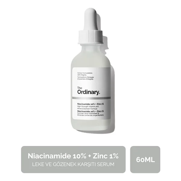 The Ordinary Leke ve Gözenek Karşıtı Zinc 1% + 10% 60 ml Niasinamid Serum