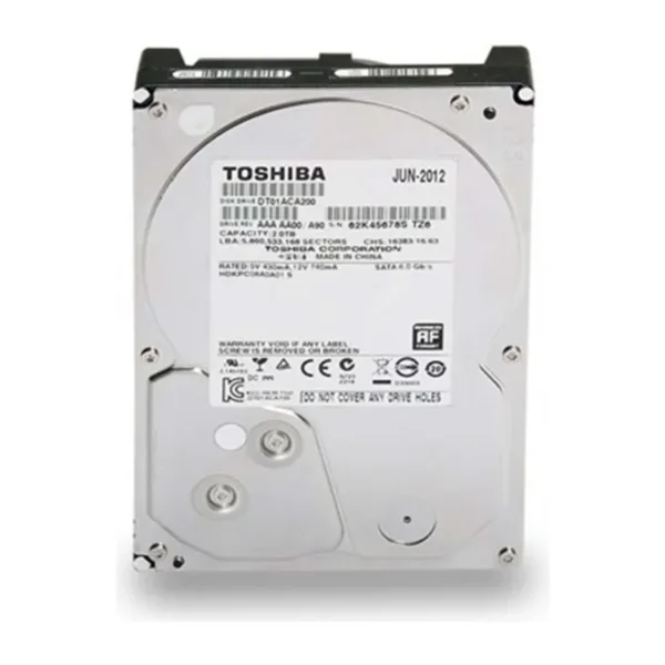 Toshiba DT01ACA200 SATA 3.0 7200 RPM 3.5" 2 TB Harddisk