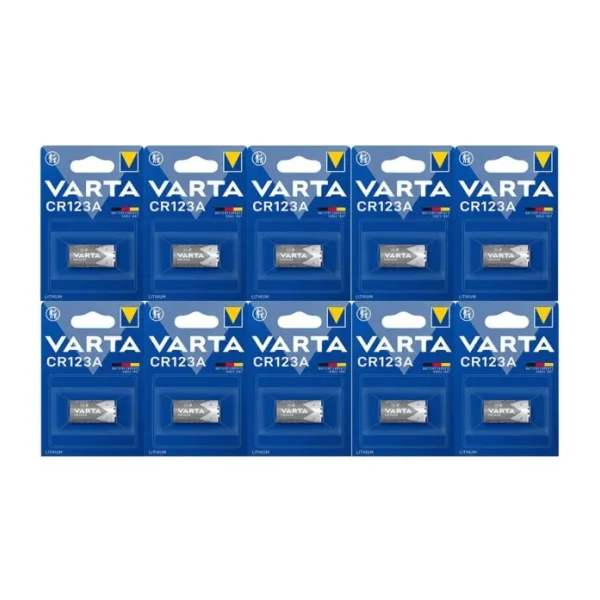 Varta CR123A 3V 10'lu Lityum Pil