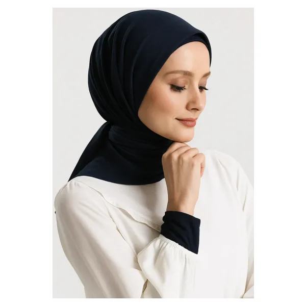 VEGA MODA Düz Renk Dikişli Tülbent, Oyalık Yazma, Düz İndia, tülben