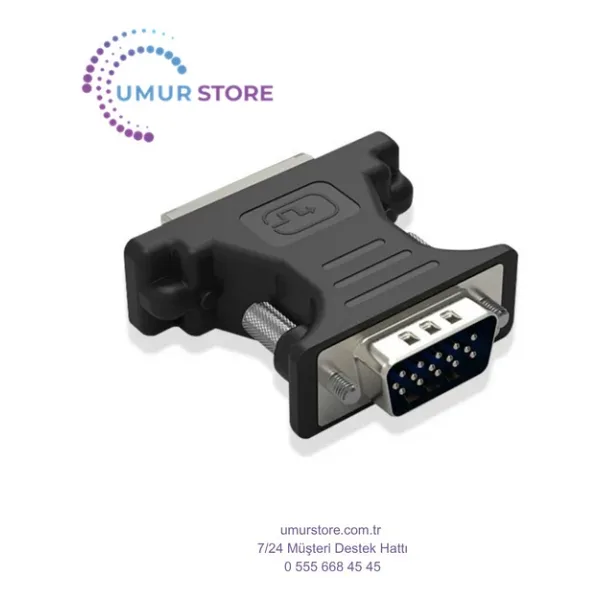 Vga Dvi Çevirici Vga Erkek Dvi Dişi 15 Pin Vga Erkek 24+5 Dişi Dvi Çevirici