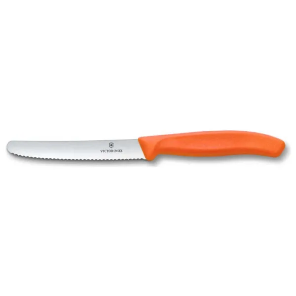 Victorinox Swiss Classic 6.7839.C1 Turuncu 11 cm Tırtıklı Domates Bıçağı