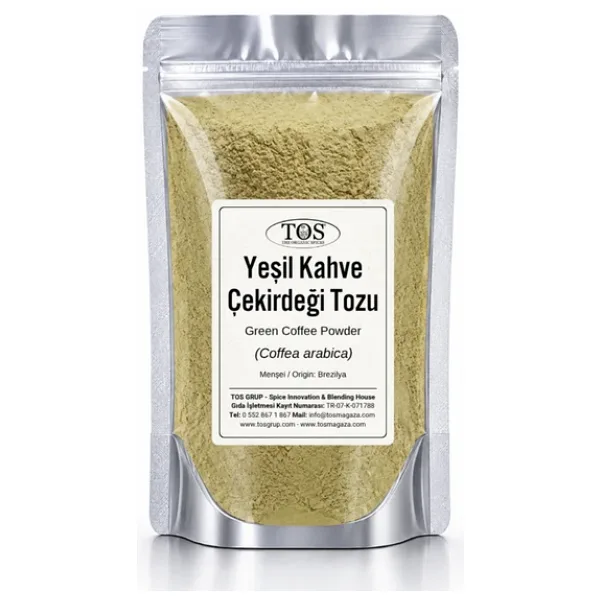 Yeşil Kahve Çekirdeği Tozu 100 gr (1. Kalite) Green Coffee Powder