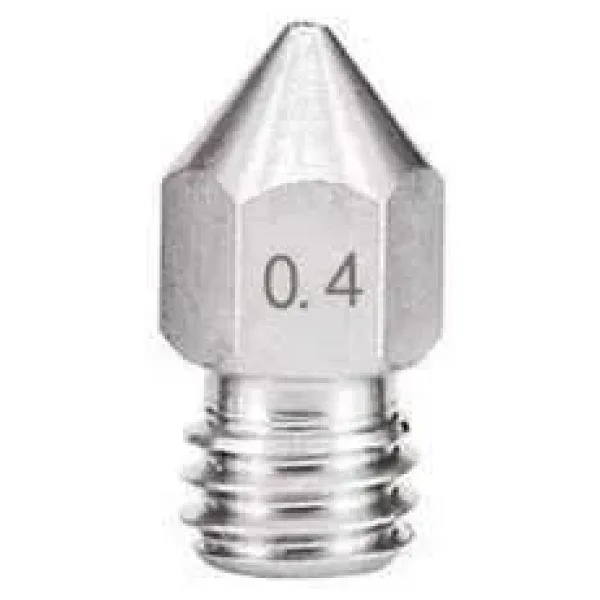 0.4mm Çelik Nozzle MK8 - Ender 3 Uyumlu