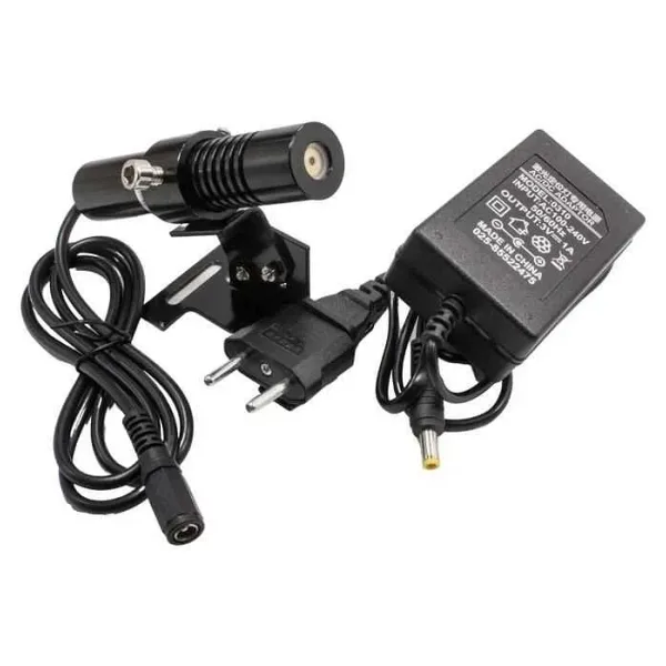 650nm 200mW Kırmızı Çizgi Lazer Adaptör ve Tutucu Dahil