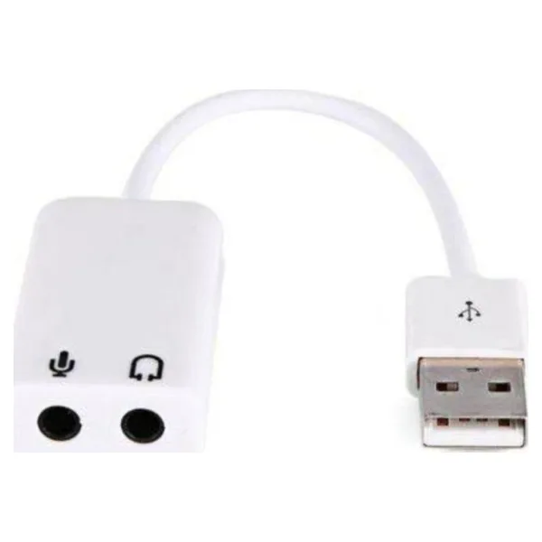 7+1 USB SES KARTI ÇEVİRİCİ DÖNÜŞTÜRÜCÜ ADAPTÖR HARİCI VİRTUAL 3D KABLOLU USB AUDIO