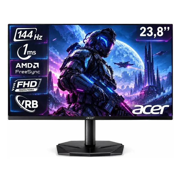 Acer Nitro KG240Y P0bi UM.QX0EE.012 23.8" 1 ms Full HD 144 Hz Oyuncu Monitörü