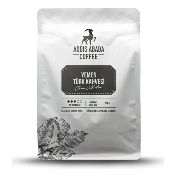 Addis Ababa Coffee 250 gr Yemen Türk Kahvesi