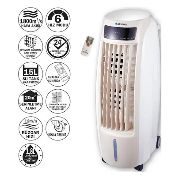 Airking Climax A 1315 Uzaktan Kumandalı Hava Soğutucu