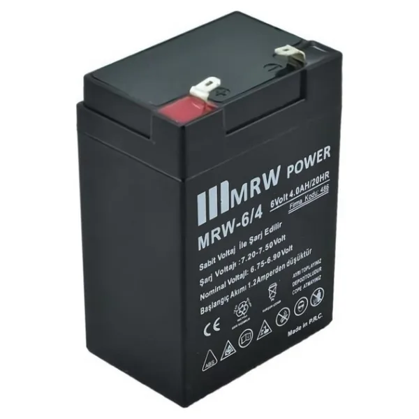 AKÜ 6V 4A (7X10X4.6CM) MRW