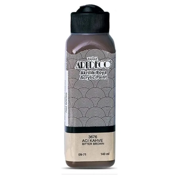 Artdeco 140 ml 3676 Acı Kahve Akrilik Boya