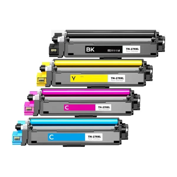 Brother TN279XL ( TN-279XL ) 4 Renk Çipli Muadil Toner Brother MFC-L3720CDW (L3720) Yazıcı Uyumlu