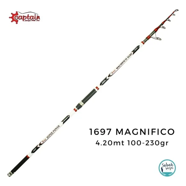 Captain 1697 Magnifico 420 cm 100-300 gr Tele Surf Kamış