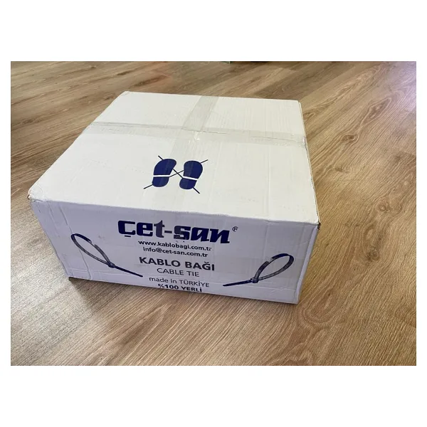 Çetsan 3,6x370 Kablo Bağı Beyaz 10.000 Adet Koli