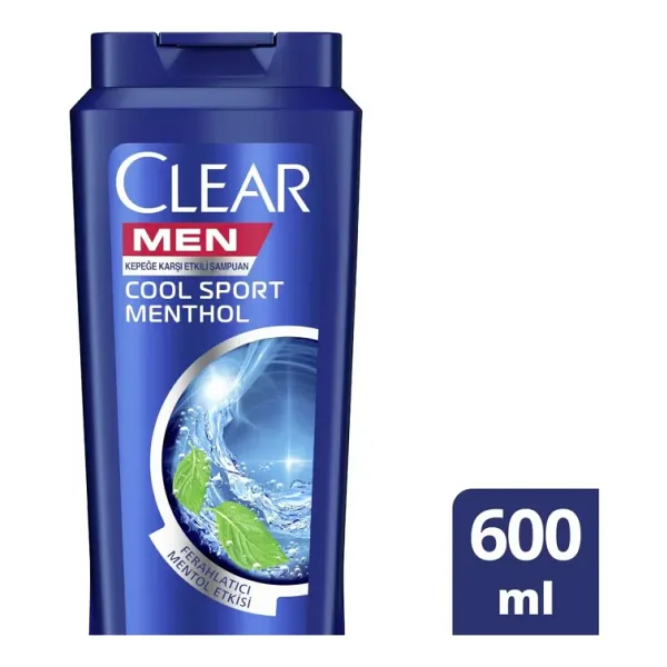 Clear Men Cool Sport Menthol 600 ml Kepek Şampuanı