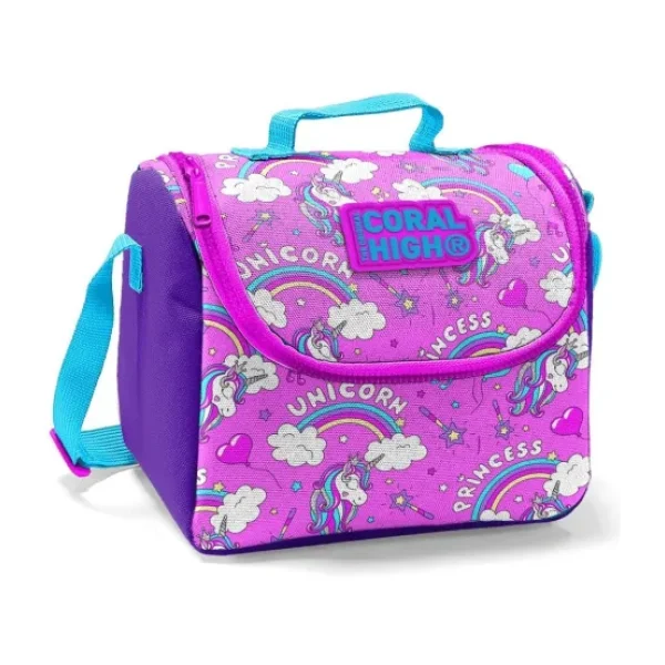 Coral High 22734 Unicorn Desenli Termoslu Beslenme Çantası