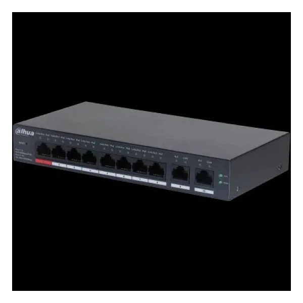 Dahua CS4010-8ET-110 8 Port 10/100 Mbps Yönetilebilir PoE Switch