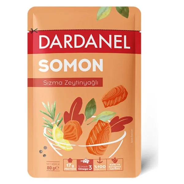 Dardanel Zeytinyağlı Poşet Somon 80 gr