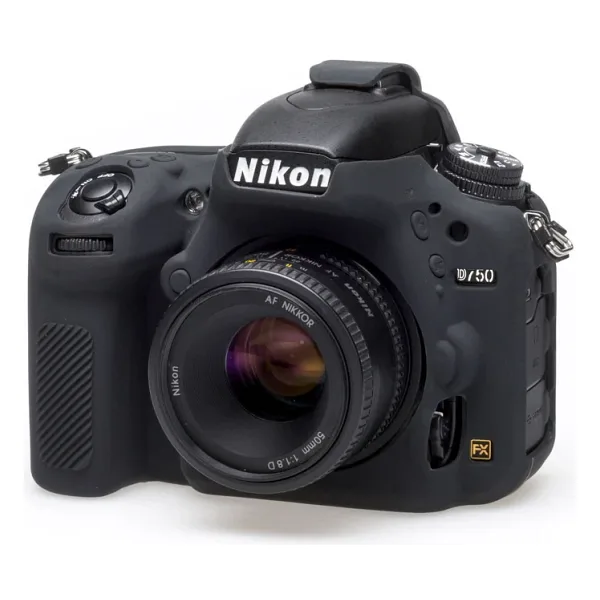 EasyCover Silikon Kılıf (Nikon D750 Siyah)