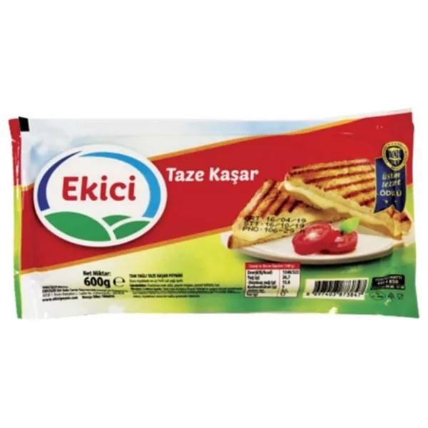 Ekici Taze Kaşar Peyniri 600 gr