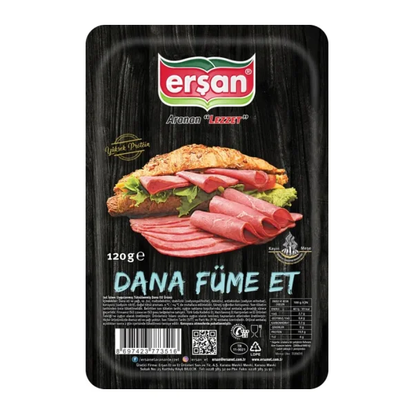 Erşan Dilimli 120 gr Füme Et