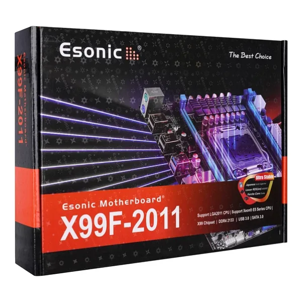 Esonic Boxd X99f-2011Ek Intel Socket 2011-V3 Xeon E5 Ddr4 Dımms Slots, Max.64gb Intel H81 X99 Chipset Anakart
