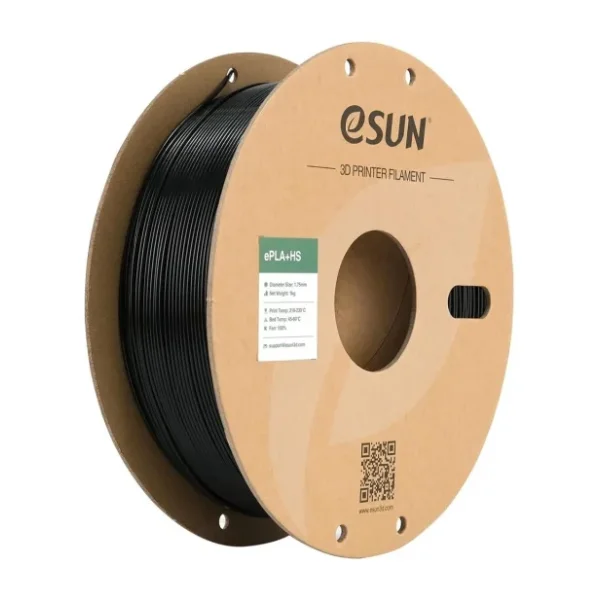 Esun Pla-Hs Siyah Filament 1.75Mm 1Kg - Yüksek Hız Uyumlu Pla+
