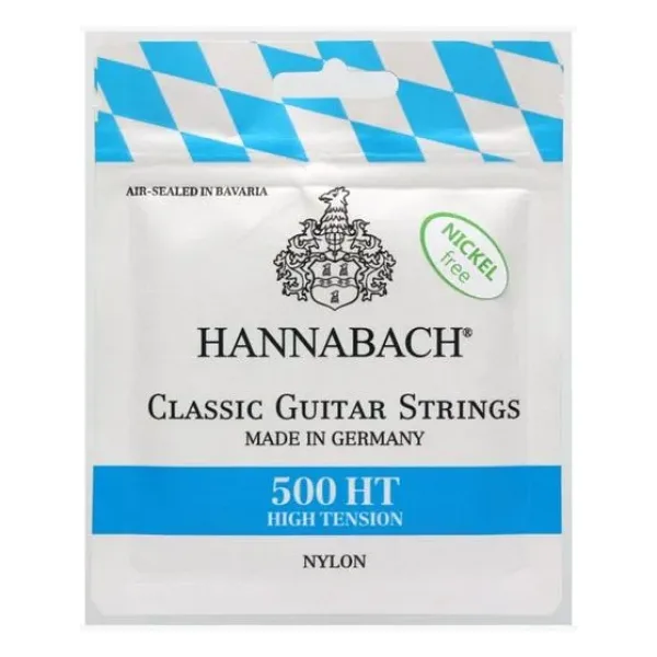 Hannabach 500HT Hard Tension Klasik Gitar Takım Tel