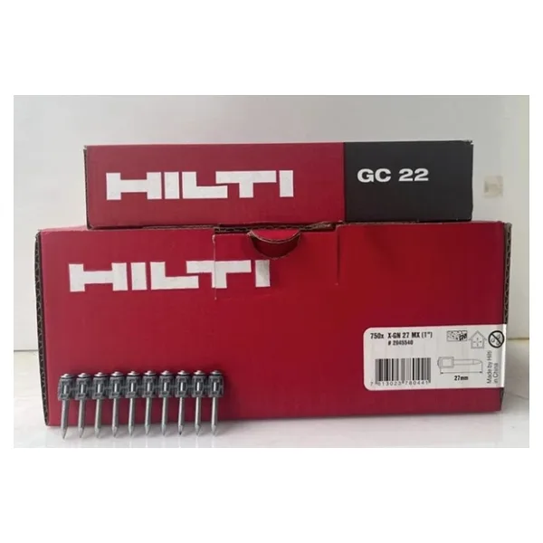HİLTİ 750 ADET X-GN 27 MX BETON ÇİVİLERİ (ŞERİTLİ) ( GAZ DAHİL )