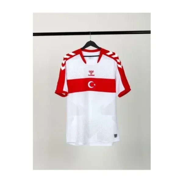 Hummel Milli Takım Forma 25-26 Erkek Beyaz - Kırmızı