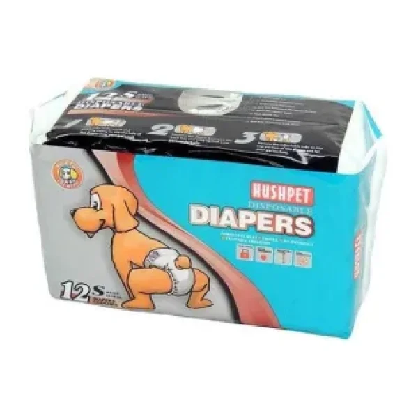 Hushpet Diapers Small 12'li Köpek Çiş Pedi