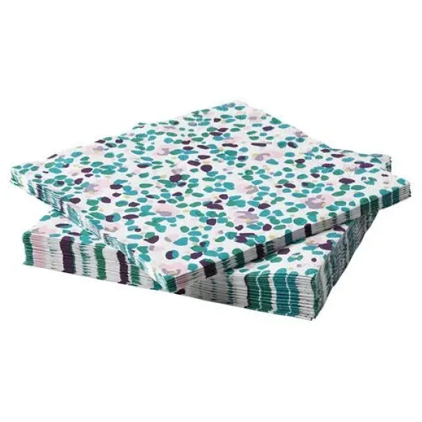 IKEA Tacksamhet 33x33 Desenli Kağıt Peçete