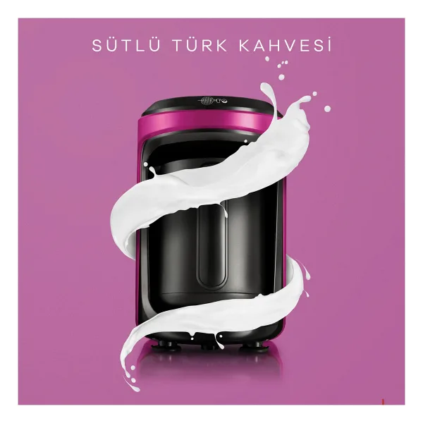 Karaca Hatır Hüps Sütlü Blush Pink Türk Kahve Makinesi