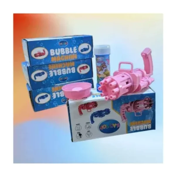 Kartoy Köpük Tabancası Bubble Machine (Pembe)