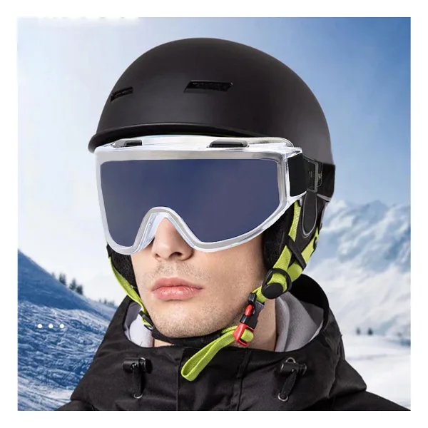 Kayak Gözlüğü Güneş Kar Gözlük Füme Snowboard Glasses Ekonomik Gözlük - Standart