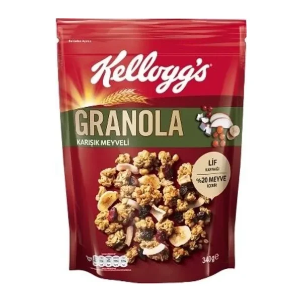 Kellogg's Karışık Meyveli Granola 340 gr