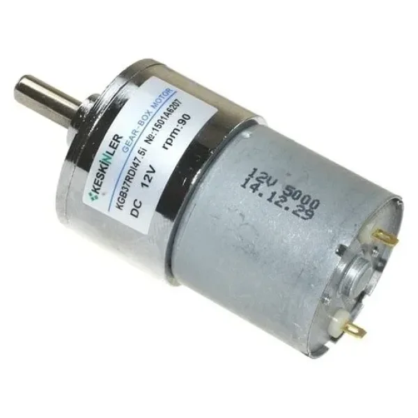 KGB-37 12V 105Rpm Redüktörlü Dc Motor