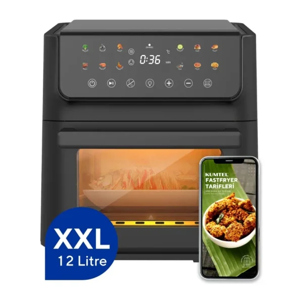 Kumtel Fastfryer XXL HAF-10 12 lt Yağsız Fritöz