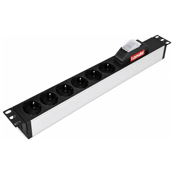 Lande 6'Lı Sigortalı Grup Priz LN-PRZ-SGT-1U6P-SC