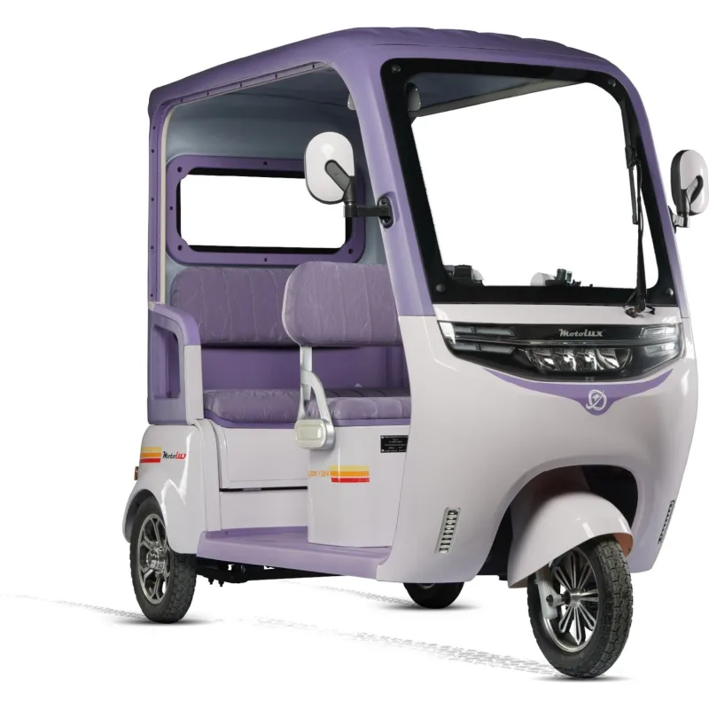 Motolux Fayton FX24 1200 W 3 Tekerlekli Elektrikli Motosiklet Mor