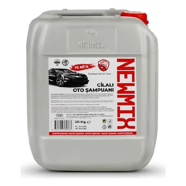 Newmix 20 kg Cilalı Fırçalı Oto Şampuan