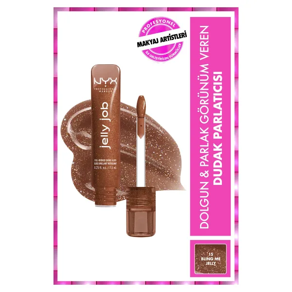 NYX Professional Makeup Jelly Job 15 Bling Me Jelly Dudak Parlatıcısı